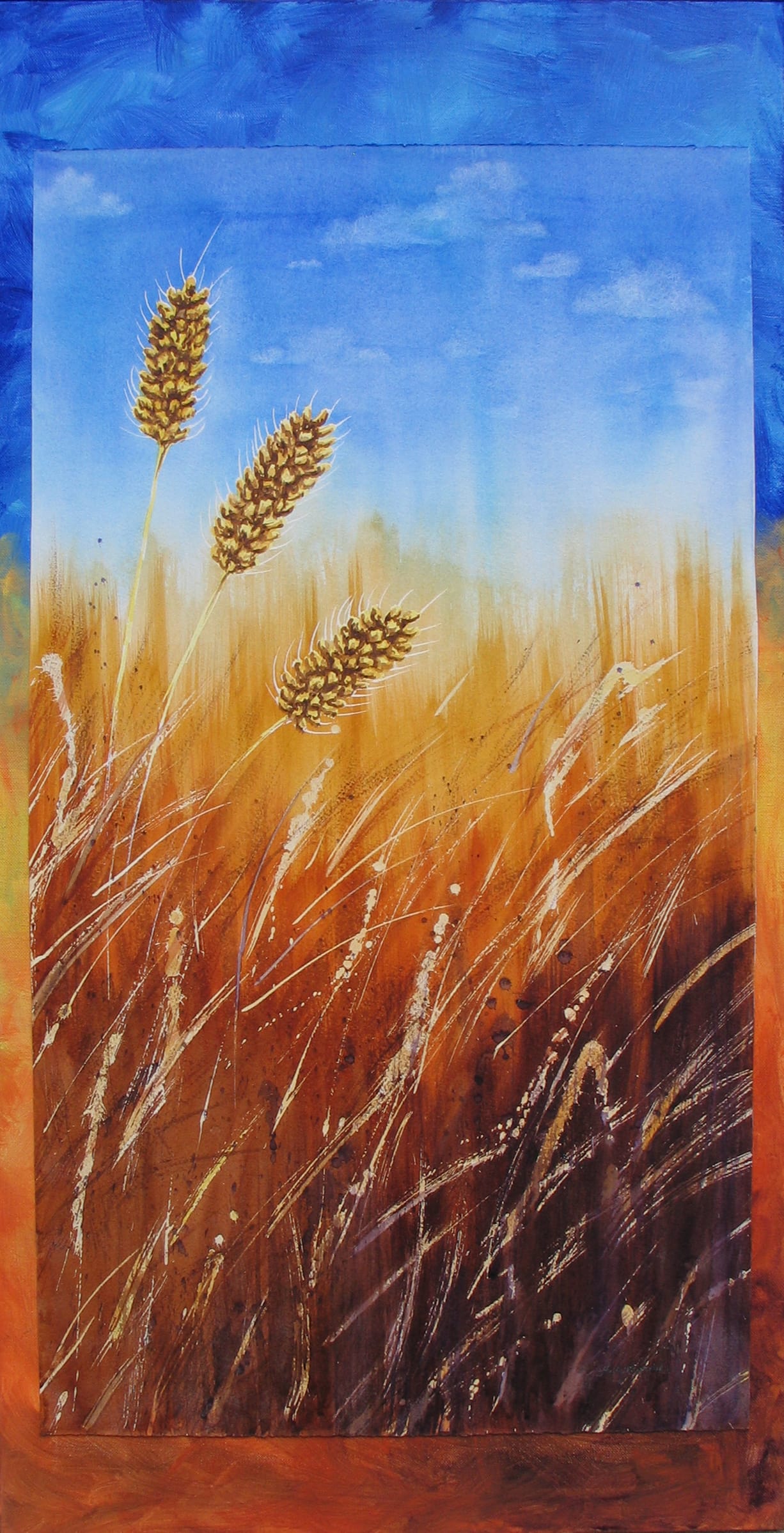 "Kernels of Kindness," by Holly Bustad. Watercolor on paper, featured in the September/October issue of the magazine.