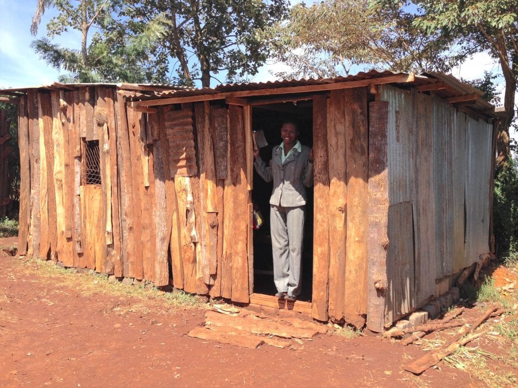 A Kenyan educator could have chosen a well-paying job but chose to teach in this school she had built.