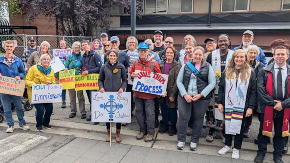 Covenanters from six congregations participated in a 300-person interfaith prayer vigil and procession in Tacoma, Washington.