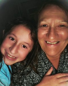 Nicki Andersen and her granddaughter