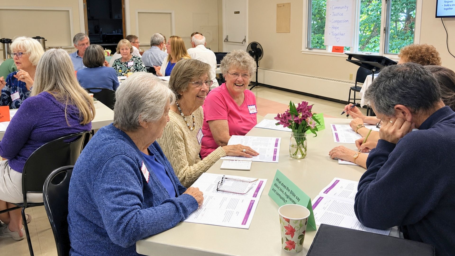 In 2018, Susan Scott and Evelyn Johnson led a Crescendo seminar for twenty-nine people from seven Covenant churches in Stow, Massachusetts.